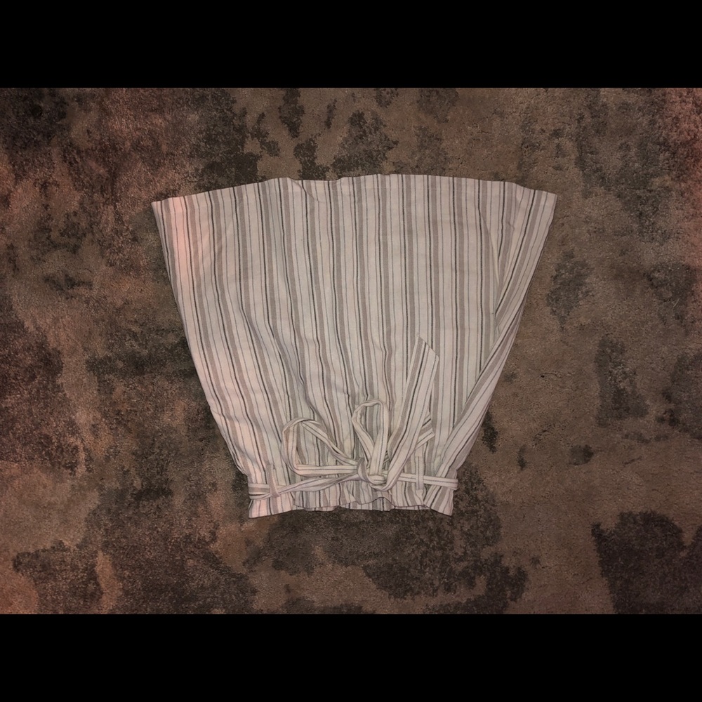 Mini stripped skirt